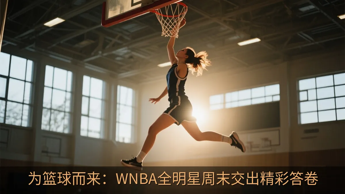 篮球运动员在全明星赛中起跳扣篮
